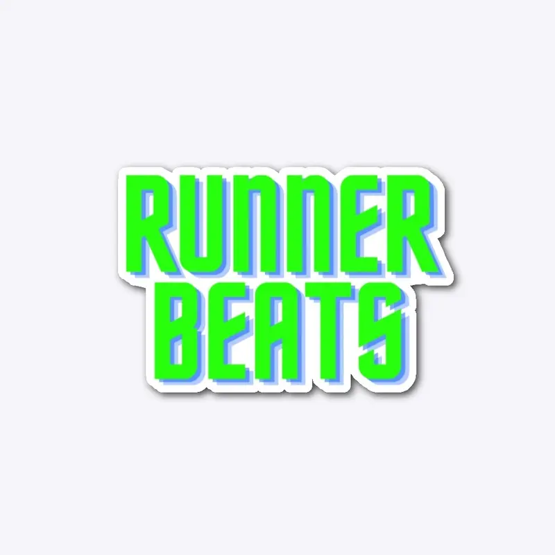 Runner Beats Logo Sticker